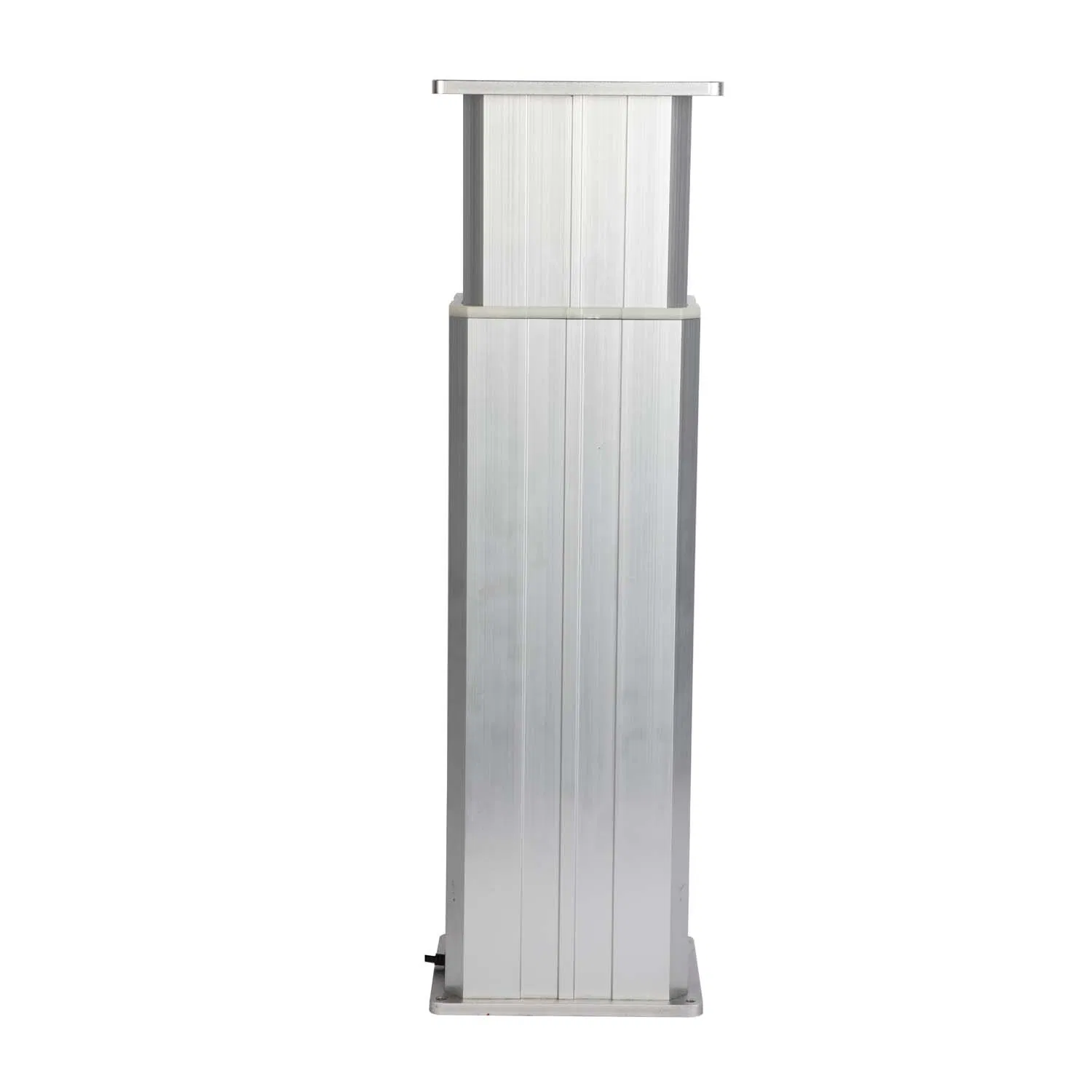 Geming Multipurpose Sit to Standing up Metal Legs Office Home Adjustable Height Single Motor Electric Lift Desk with Monitor Lift