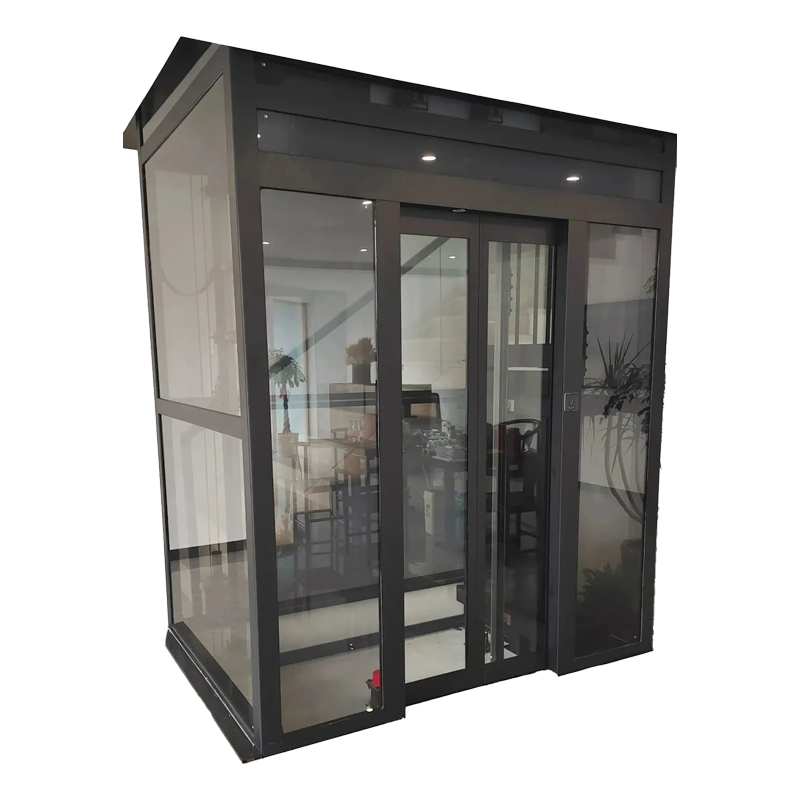 Panoramic Glass Indoor Home Luxury Villahydraulic Driven Elevator