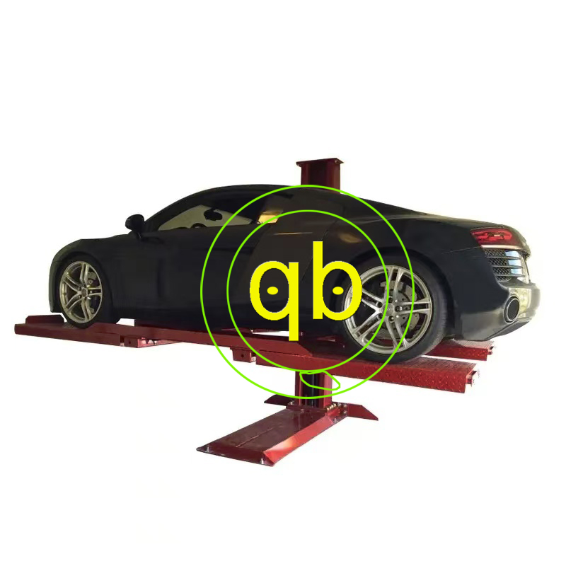 One Single Post Pole Car Parking Lift System Stacked Vehicle Hydraulic Vertical Mechanical Home Garages Vertical Simple Storage Platform Hoist Equipment