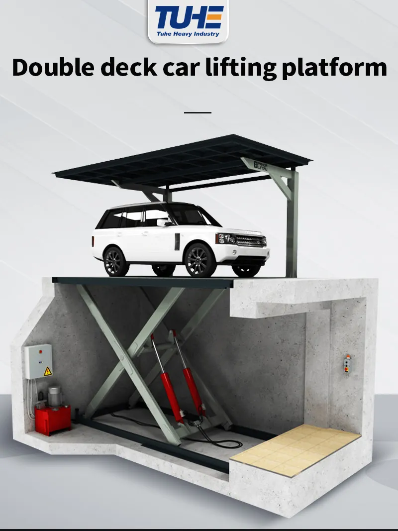Underground Villa Garage Vertical Vehicle Hoist
