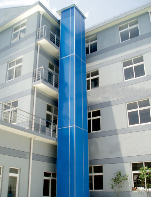 Stable Smart Traction Shaftless Gearless Passenger Lift for Hospitals