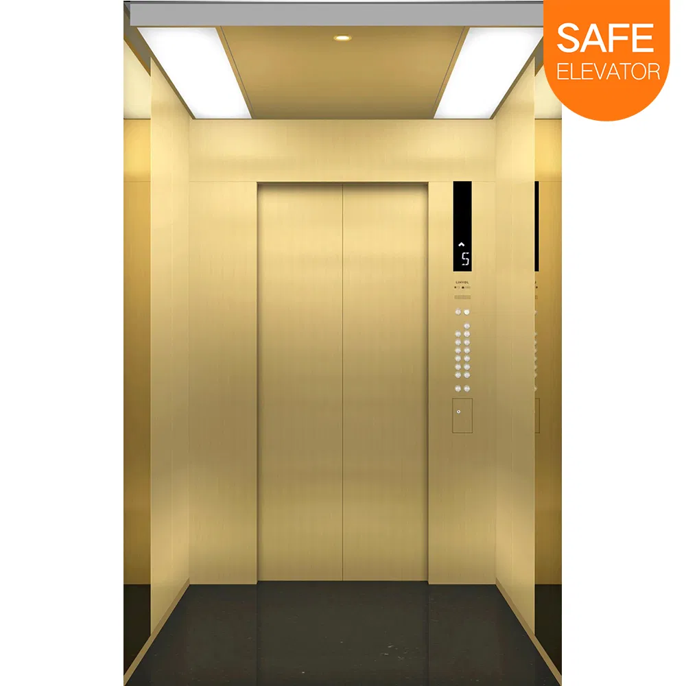 Customized Vvvf Machine Room Passenger Residential Commercial Cheap Building Lift Elevator