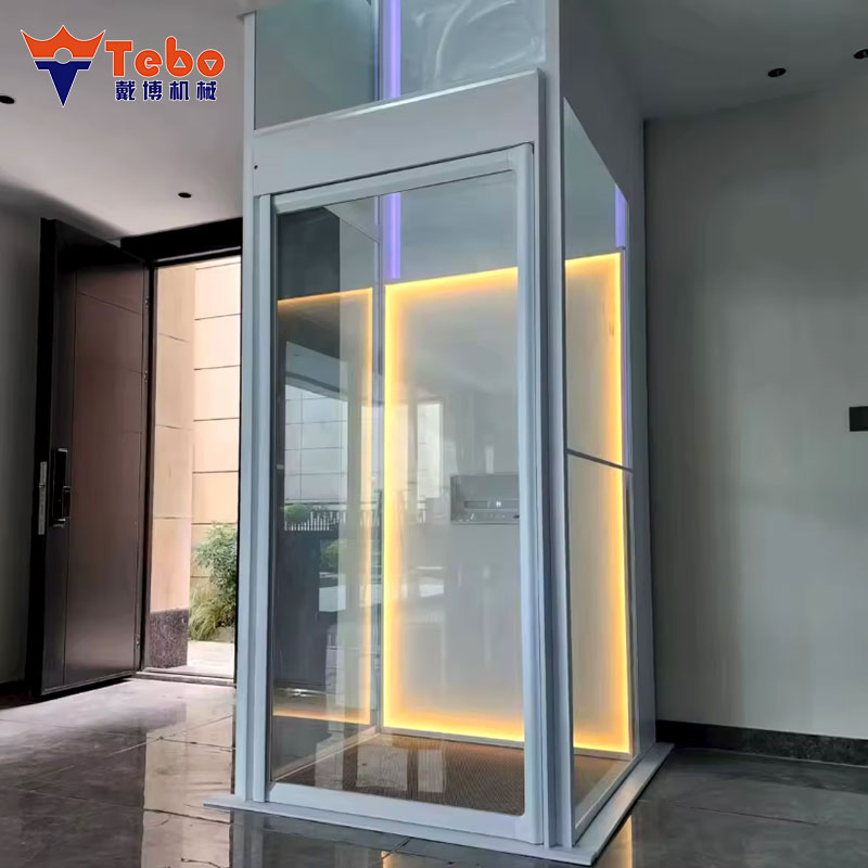 CE 450kg Factory Direct Sale Passenger Home Lift Customized Hydraulic Small Residential Elevator for Villa