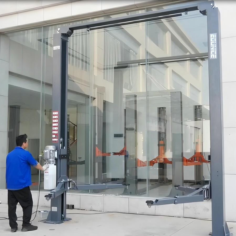 2 Side Manual Release Home Garage Auto Lift 2 Collumn Lifter Car Hoist Hydraulic Car Lift