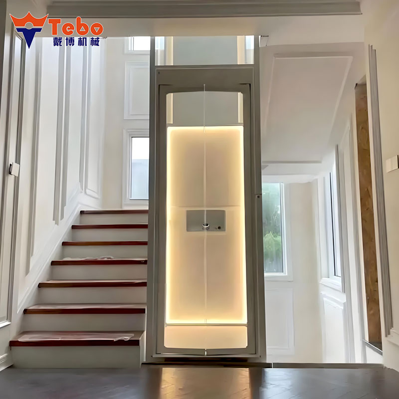 Small Shaftless Residential Hydraulic Ascensor for Modern House Passenger Lift