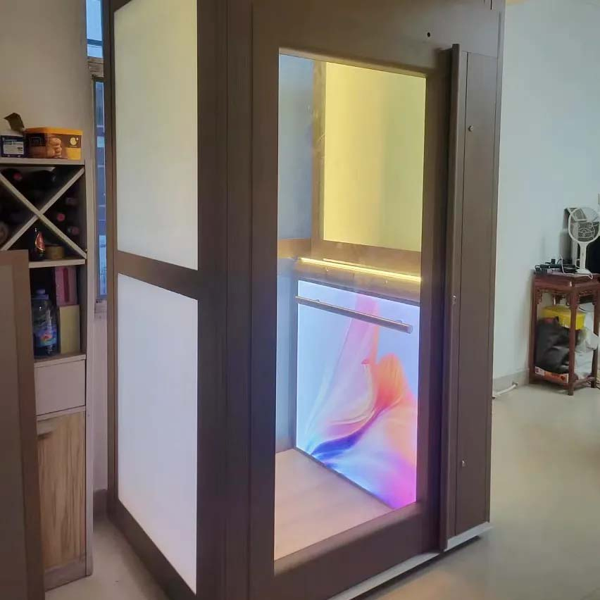 Quality Screw-Driven Home Lift Private House Screw Column Elevator