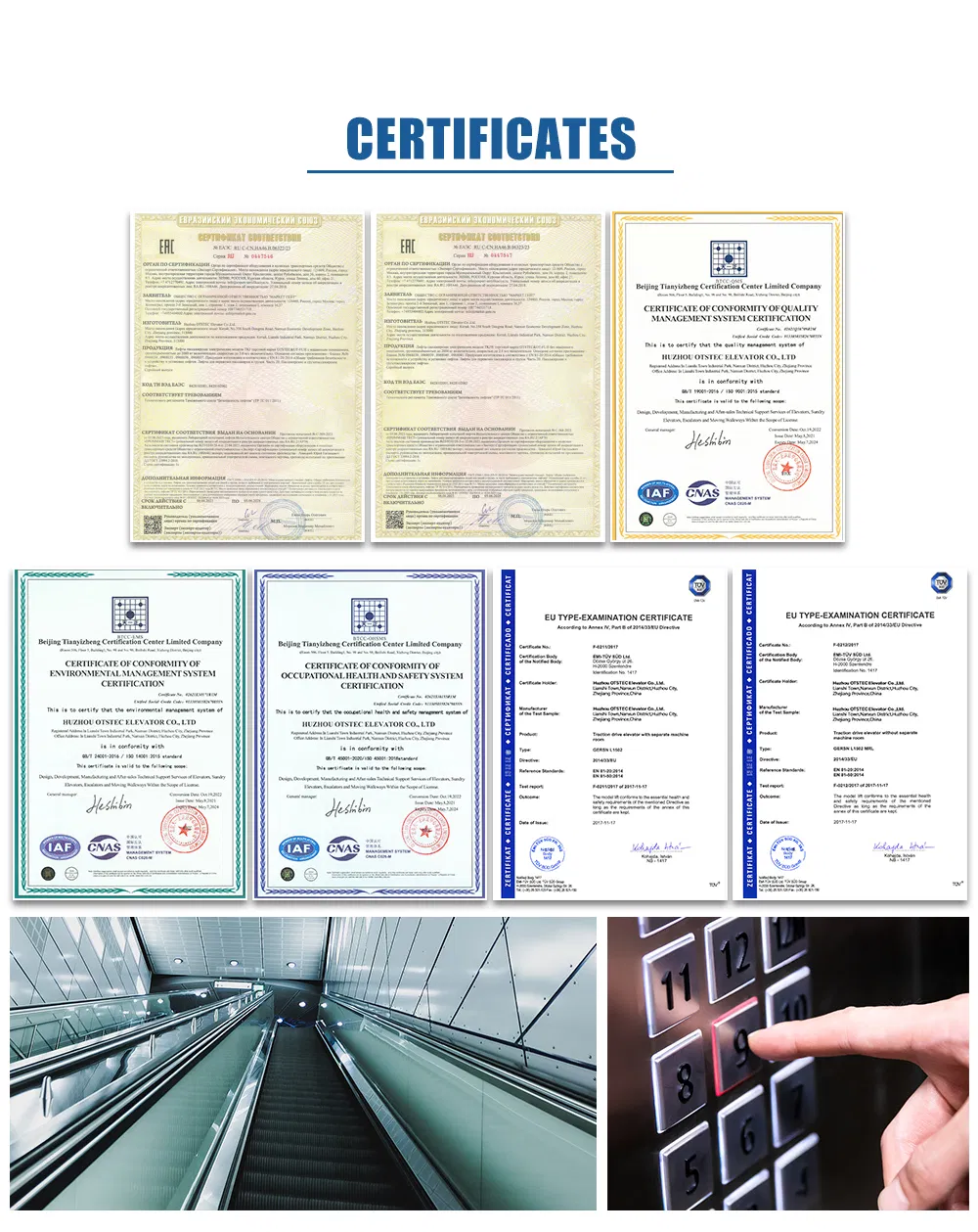 Quality Certifications