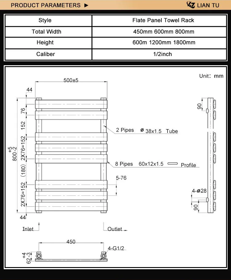 Steel Plate Radiator Detail 4