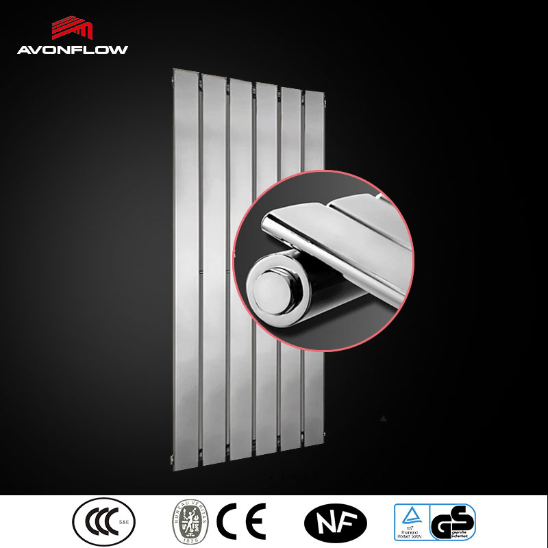 Avonflow CE/NF/GS/ETL/UL Chrome Hydronic Hot Water Central Heating Home Steel Designer Towel Radiator