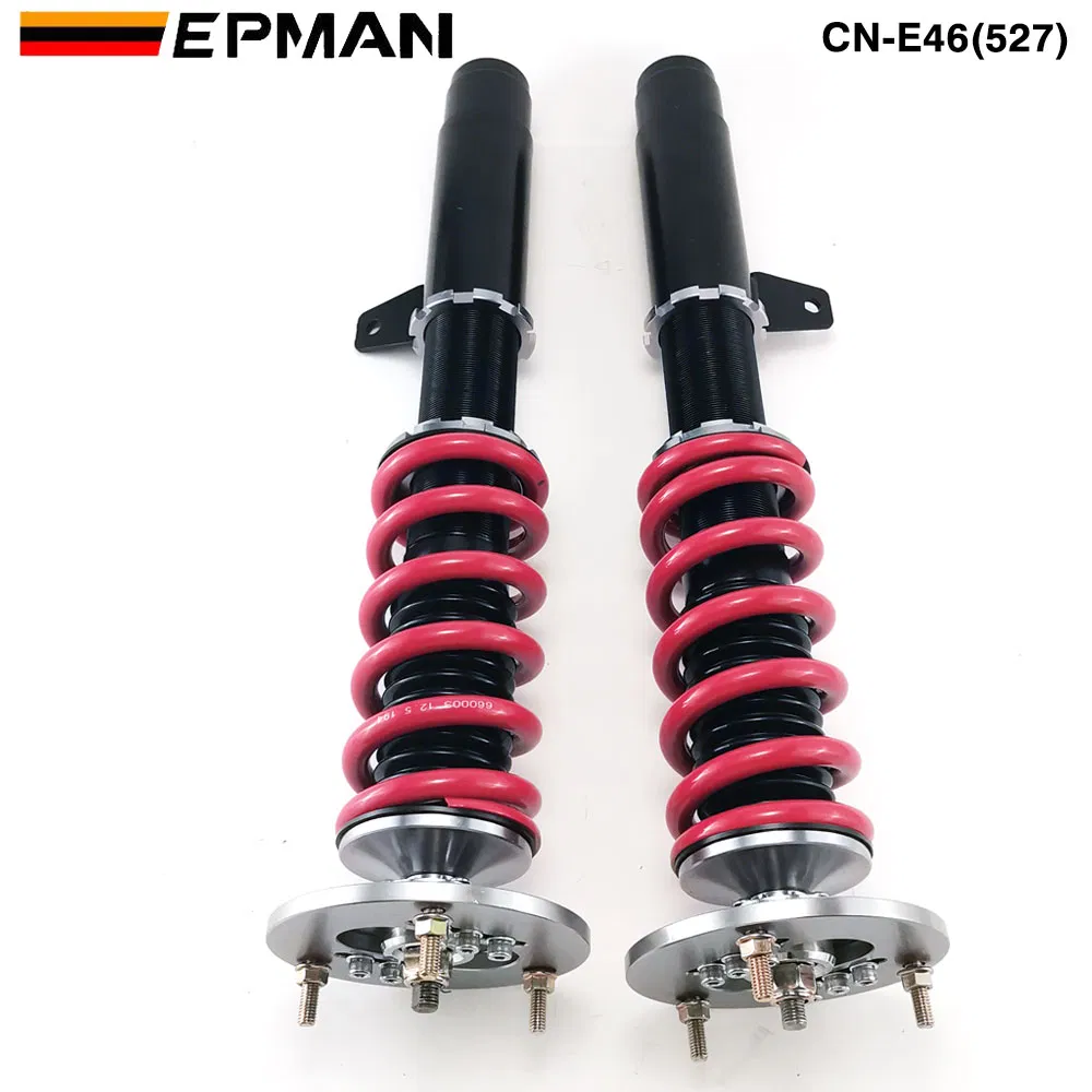 Epman Coilovers Spring Struts Racing Suspension Coilover Kit Shock Absorber for 01-05 BMW E46 330I/330ci/330xi Cn-E46 (527) (RANDOM COLOR)
