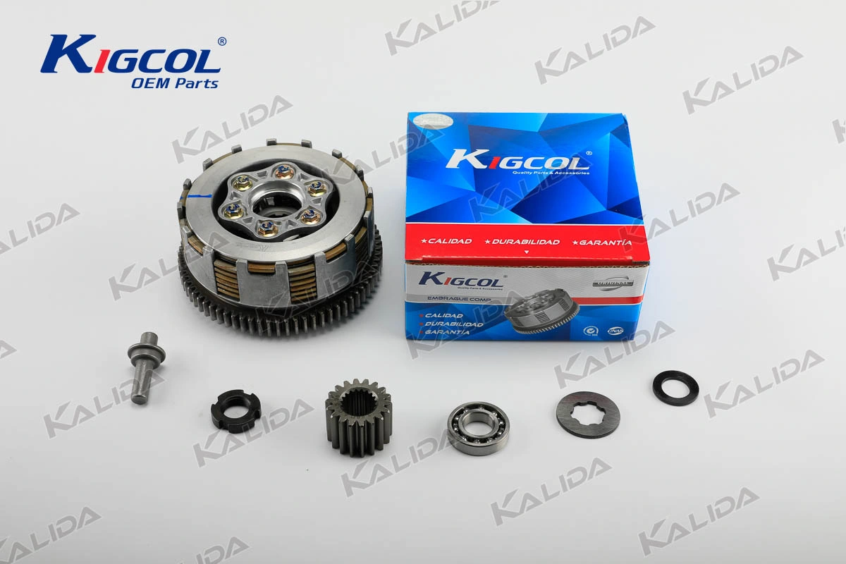 Kigcol Motorcycle Clutch Cg/CB/Wave/Gy6/Gn125/Pulsar/Fz Motorcycle Spare Part OEM Accessories for Honda/YAMAHA/Bajaj/Suzuki/Zs/Lifan