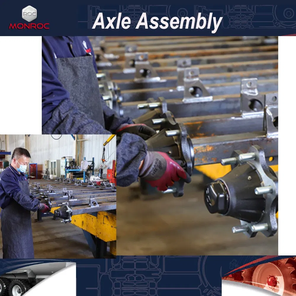 Trailer Axle Spindle and Hubs 5