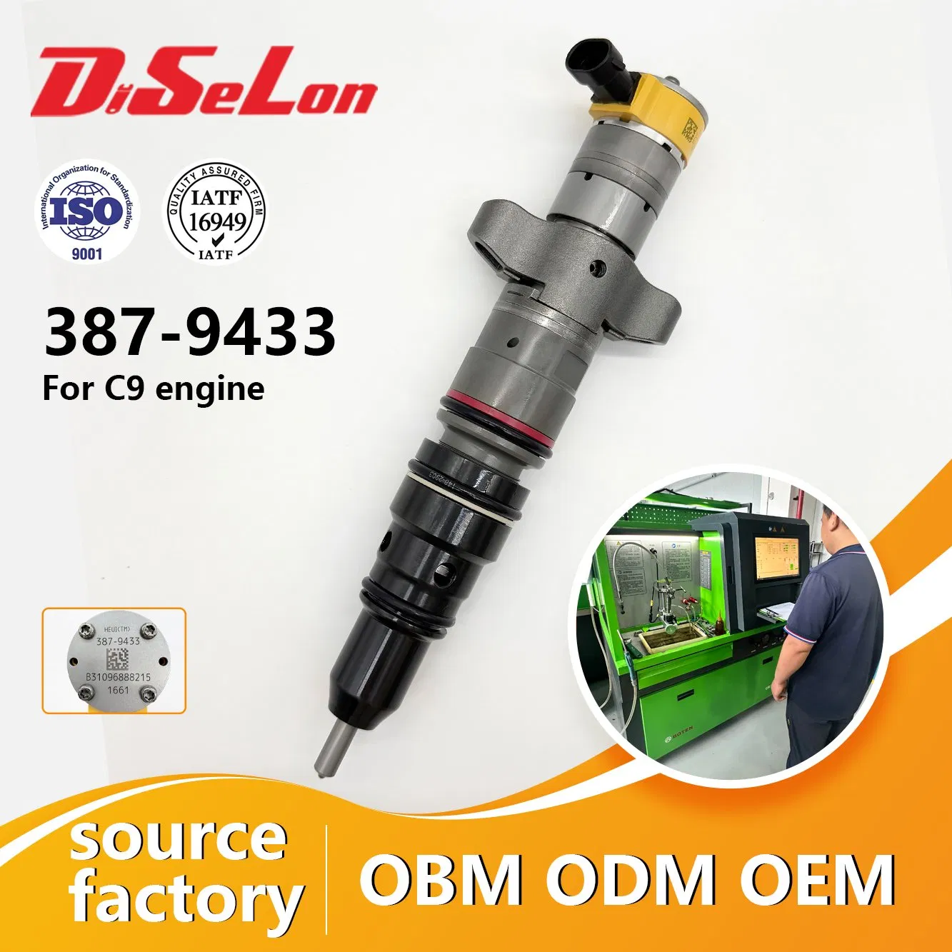 Engine Parts Fuel Injector 3879433 10r-7222 Suitable for C9 Engine High Performance Wholesale Price