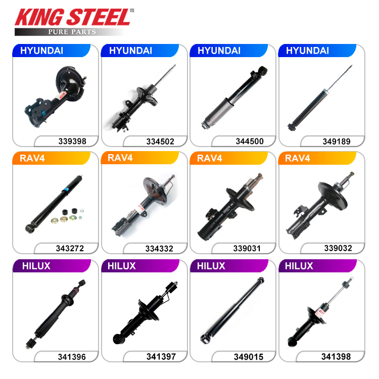 China Wholesale Auto Car Suspension Parts Front Rear Shock Absorbers for Toyota Corolla Yaris RAV4 Hilux Hyundai Suzuki Honda Nissan