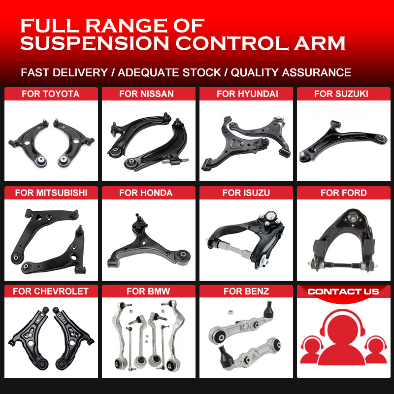 Kingsteel Auto Car Suspension Parts Rear Front Lower Upper Rigth Letf Control Arm for Toyota Hiace Hilux Mitsubishi L200 Hyundai Mazda Jimny Ford