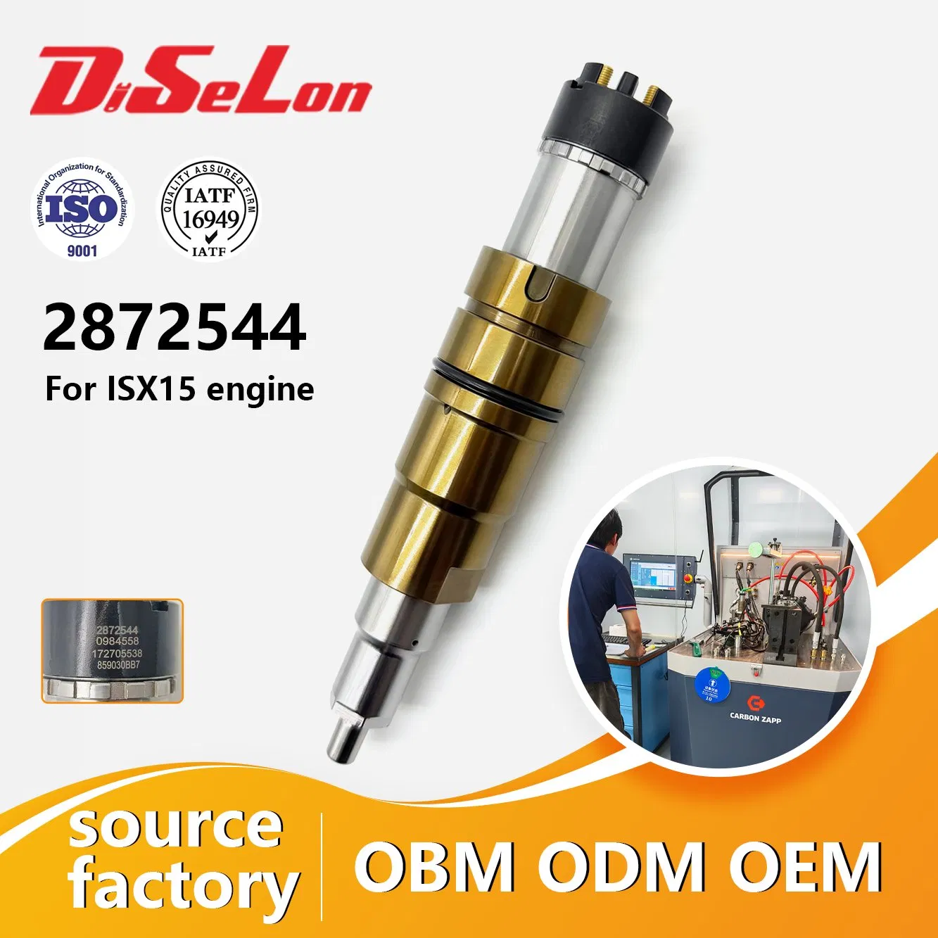 Fuel Assy Injector 2872544 D13 Xpi Fuel Injector High Quality Direct Factory