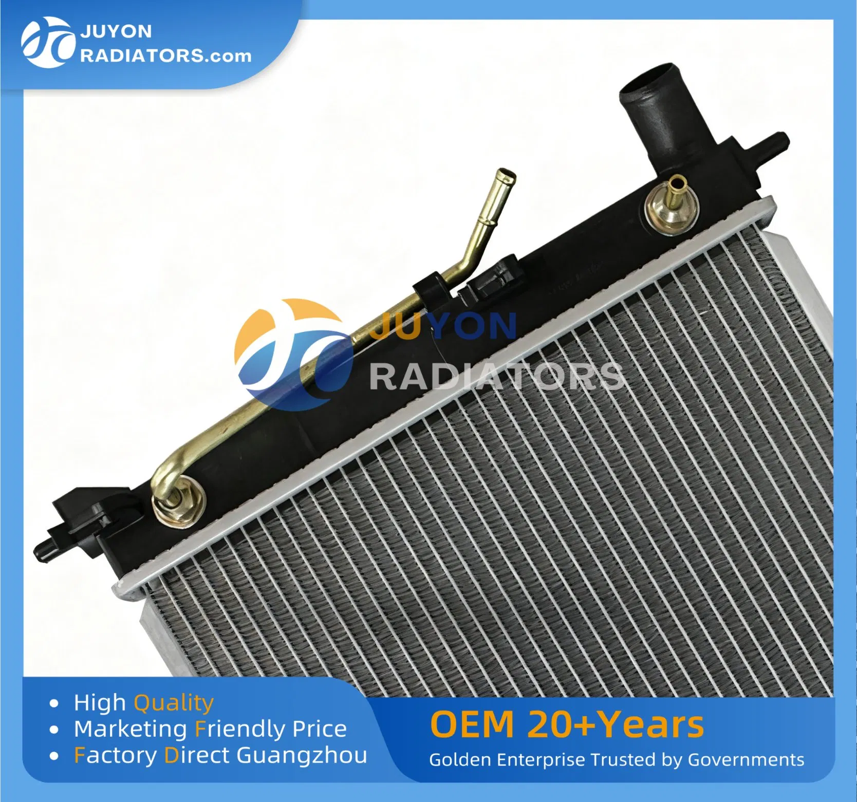 China Supplier Radiator Cooling Engine Aluminum System Automotive Car Radiator for Hyundai Accent/Solaris'11- at KIA Rio'11- OEM 25310-1r150 Dpi 13253
