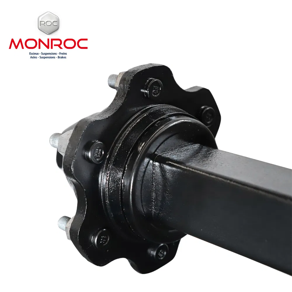 Monroc Roc Unbraked Axle 2ton Capacity Trailer Axle Spindle and Hubs