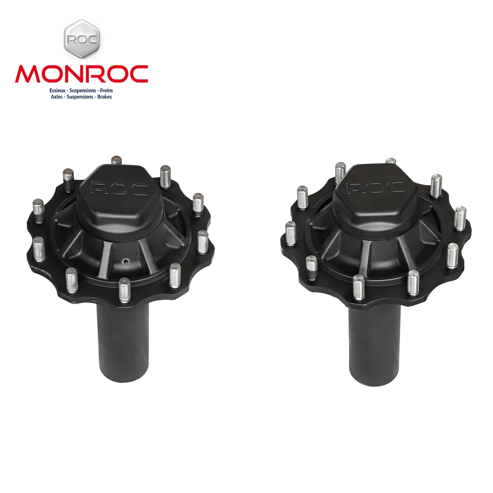 Monroc Roc Unbraked Axle 2ton Capacity Trailer Axle Spindle and Hubs