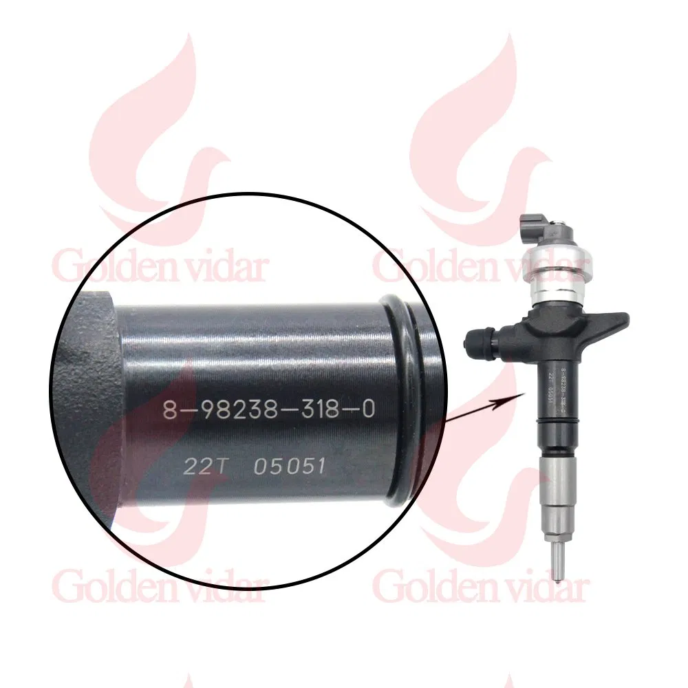 Golden Vidar Diesel Fuel Injector 8982383180 8-98238318-0 295050-1710 for Isuzu Nlr85 4jj1
