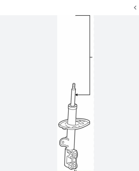 Shock Absorber Assembly Front Left/Right Suit for Toyota RAV4 4th Generation (XA40, 2012-2018) 48520-80130