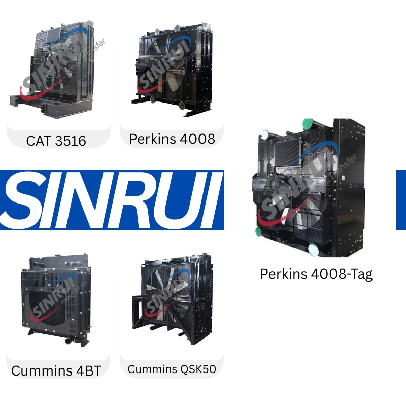 OEM Generator Radiator for Perkins 4008-Tag 2A Engine