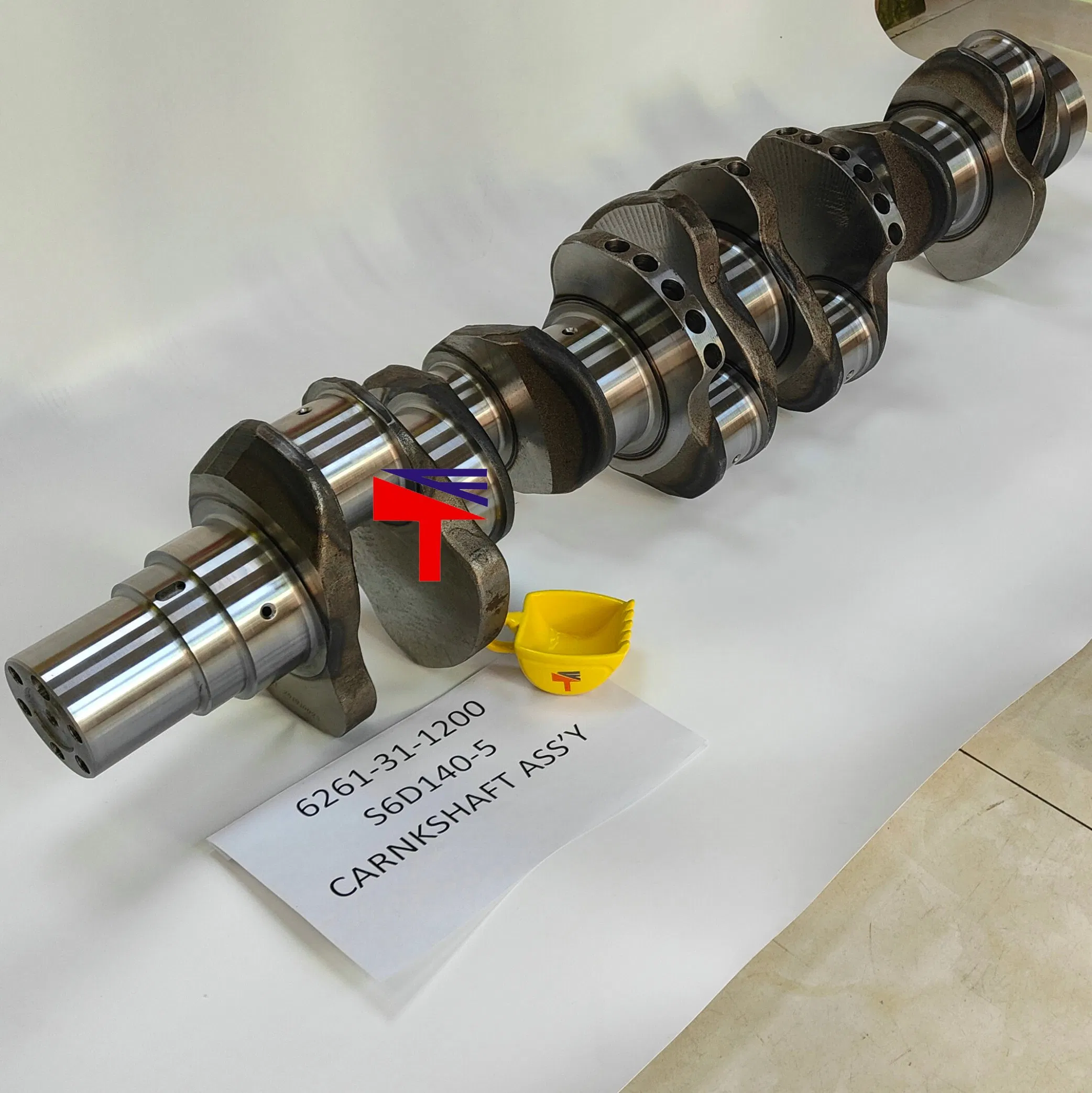 Crankshaft 6261-31-1200 for Excavator PC600-8 PC650-8 PC750-8 Wheelloader Wa500-6 Engine SAA6d140e-5