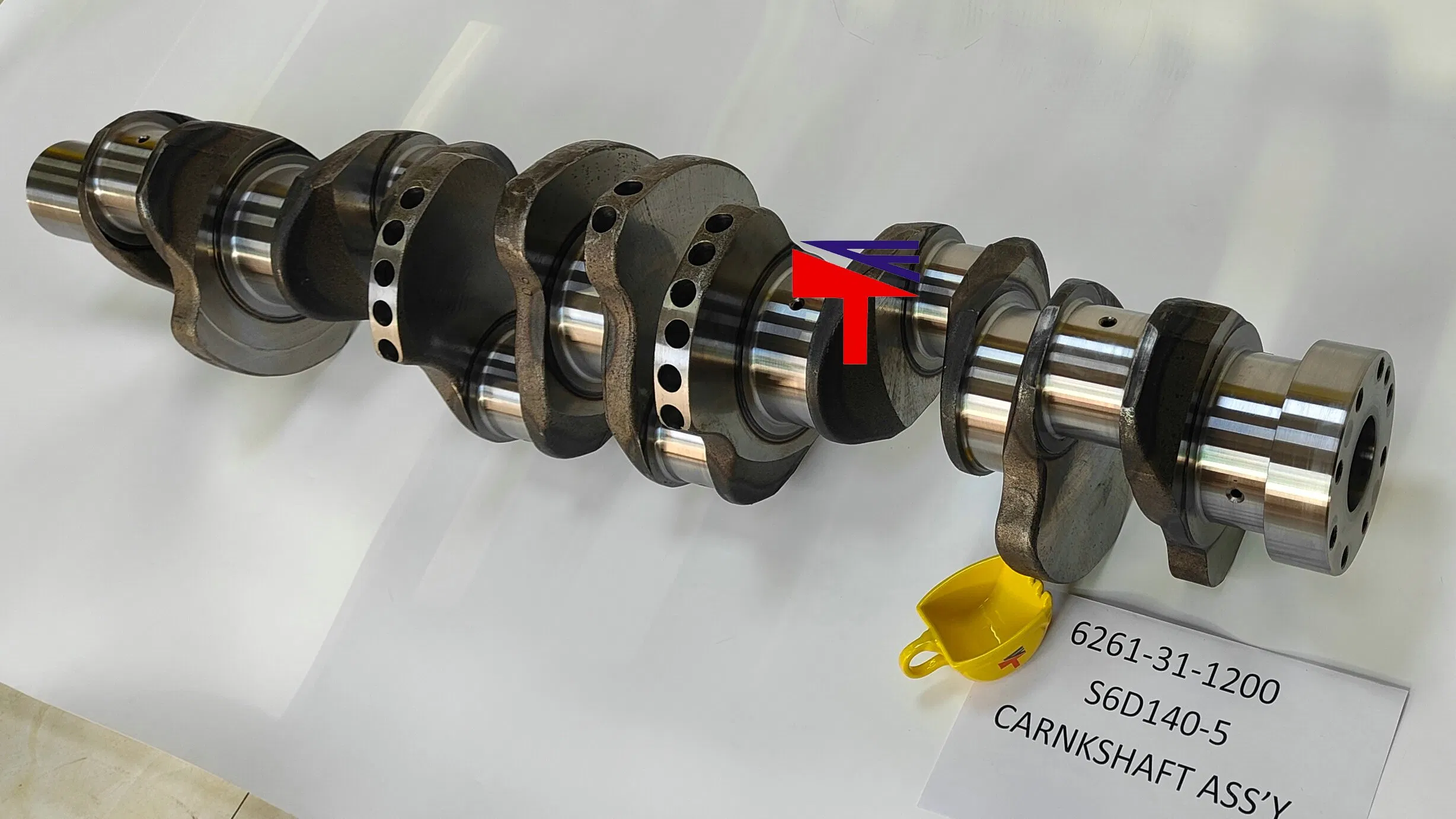 Crankshaft 6261-31-1200 for Excavator PC600-8 PC650-8 PC750-8 Wheelloader Wa500-6 Engine SAA6d140e-5