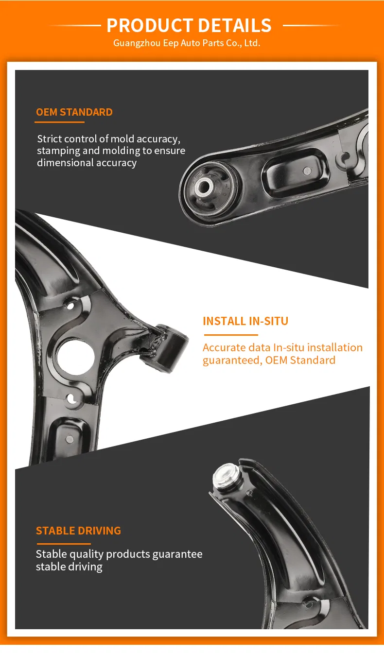 Eep Car Parts Suspension Upper Lower Control Arm for Toyota Honda Nissan Mazda Mitsubishi Subaru Hyundai
