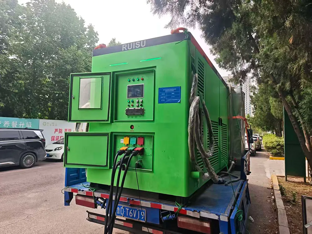 Mobile Battery Energy Storage System for EV Charging - Connectors