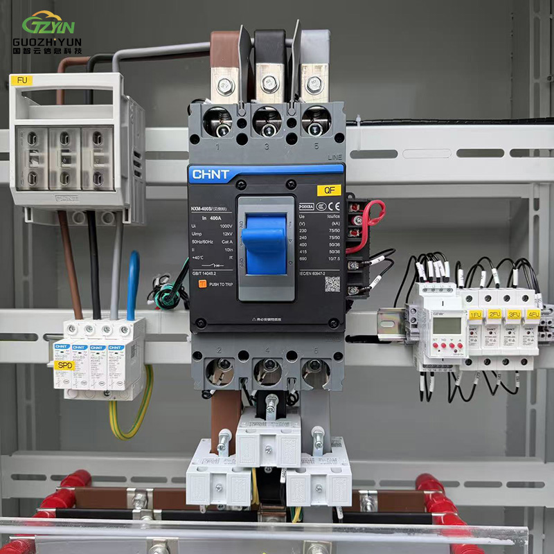 Power Distribution Solution 400A 3 Phase Distribution Panel Board Low Voltage Distribution Cabinet for Outdoor EV Charging