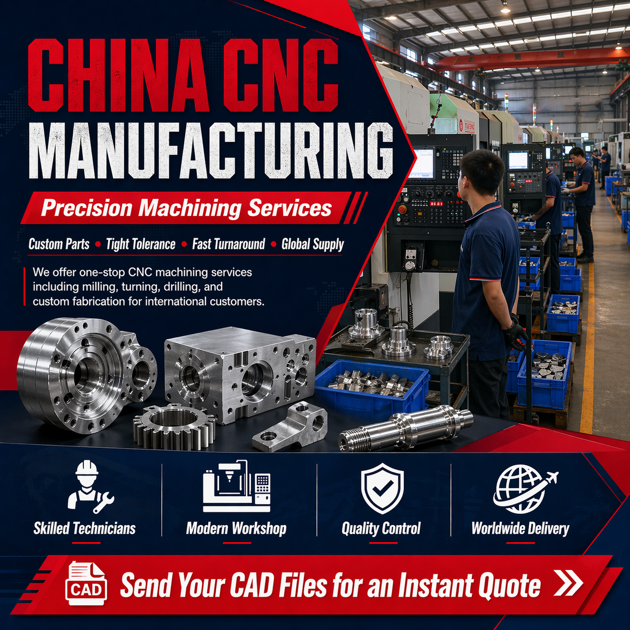Custom Aluminum Liquid Cooling Plate | CNC Machined Heatsink For Electronics | Deep Fin Milling | Thermal Control Parts