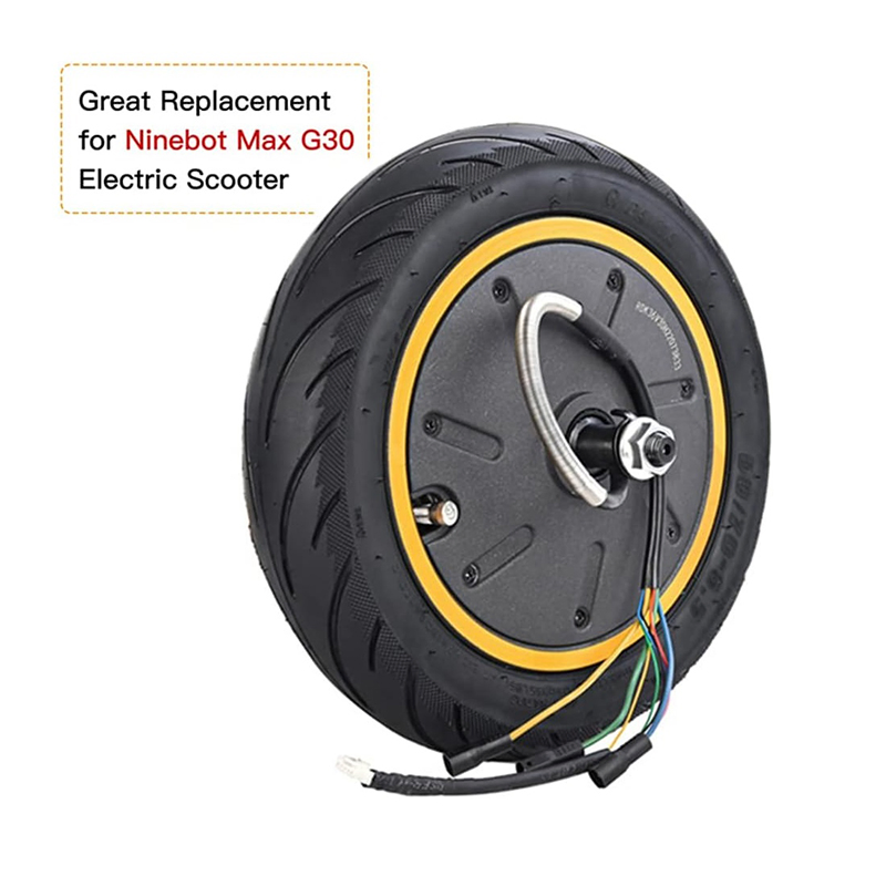 Rear Drive Wheel Solid Rubber Tire Brushless DC BLDC Motor Electric Scooter Hub Motor
