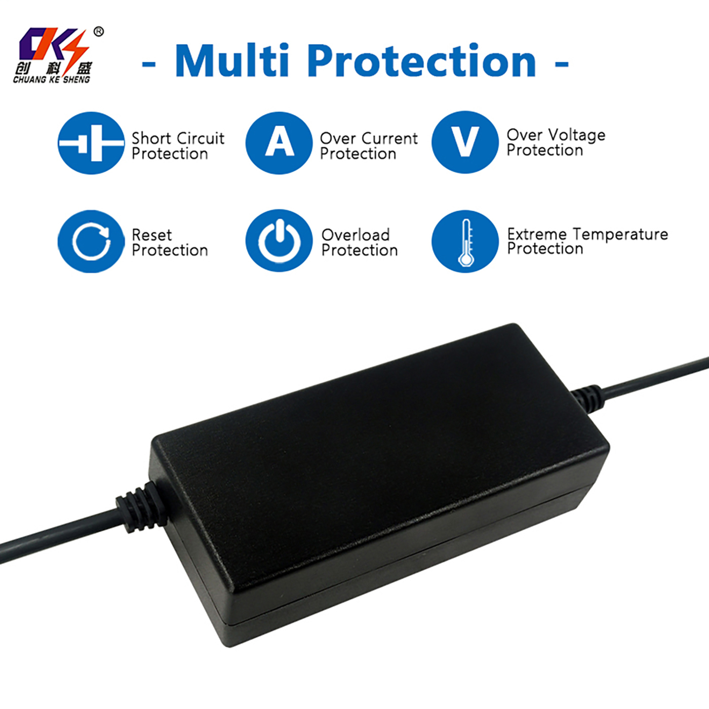 Universal 60 Watt Laptop Charger Ac Adaptor 12V 5A 15V 4A 19V 3.16A 24V 2.5A 48V 1.25A Output 60W AC DC Desktop Power Adapter