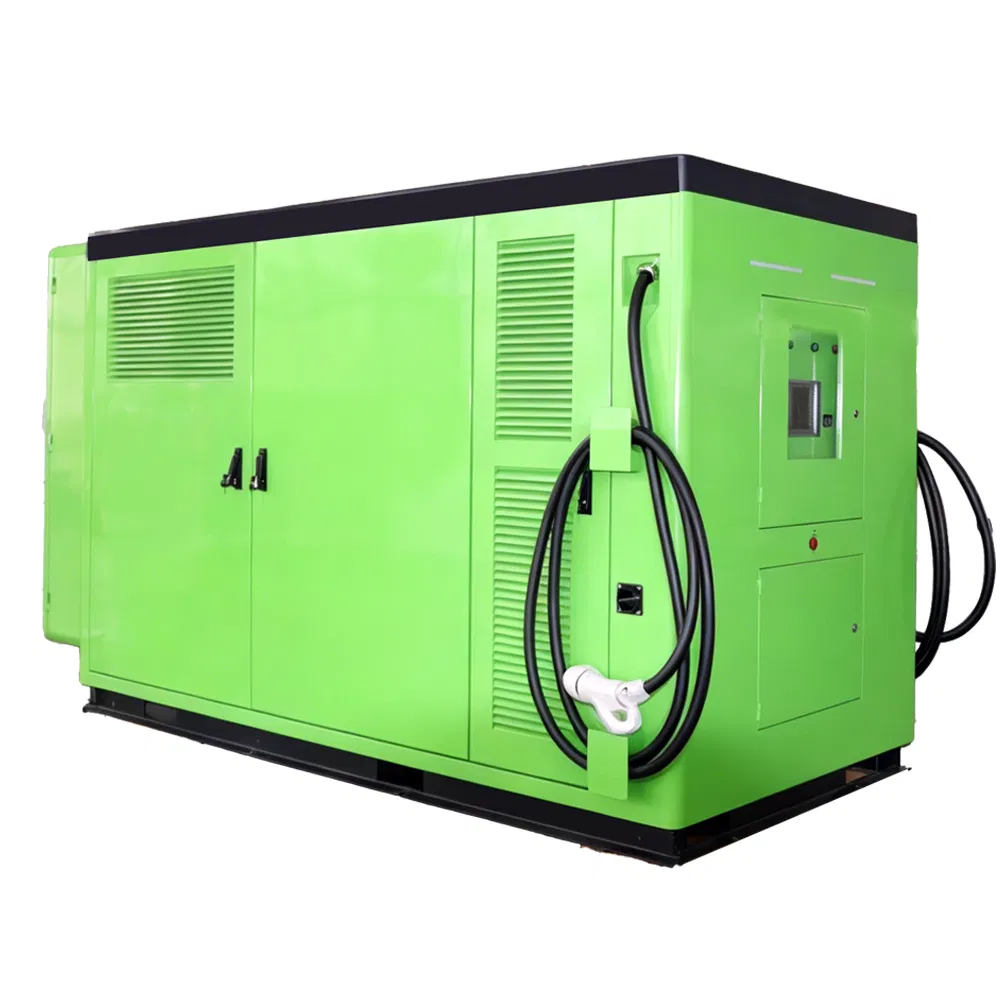 Mobile Battery Energy Storage System for EV Charging - Side Panel View