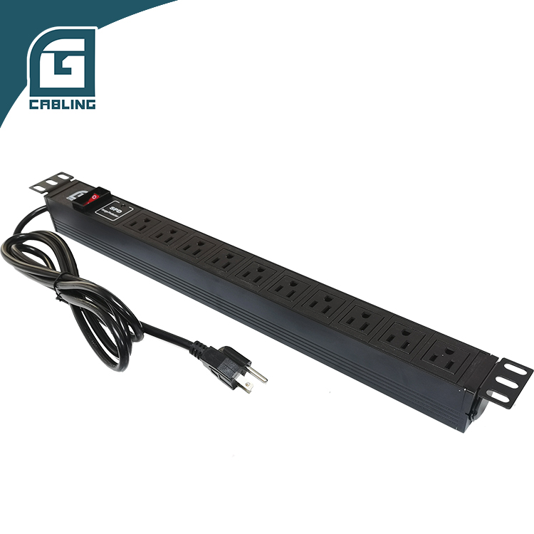 Gcabling Ip-pdu 14kw 11kw Outdoor Sts 10 Amp Single Phase 63a 100a Metered Rack Pdu Power Distribution Unit for Ev Euro Plus