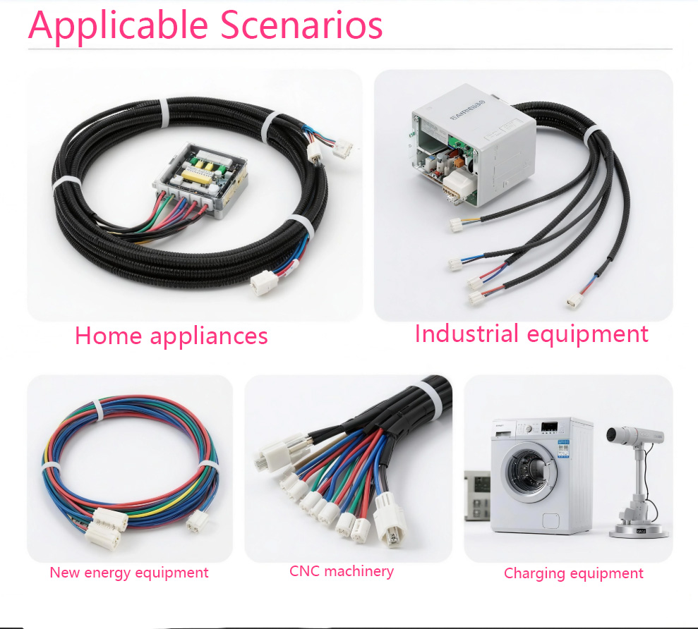 Custom Waterproof Plug Wiring Harness Engineering Vehicle Automotive Modification Wiring Terminal Harness