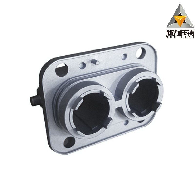 Made to Order Aluminum Die Casting Electroplated Circular Connector Components for Industrial Sensors