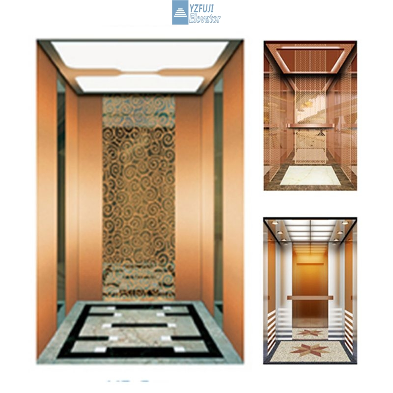 FUJI Customized 1000kg 1350kg 2.5m/S Mr Passenger Elevator Lift