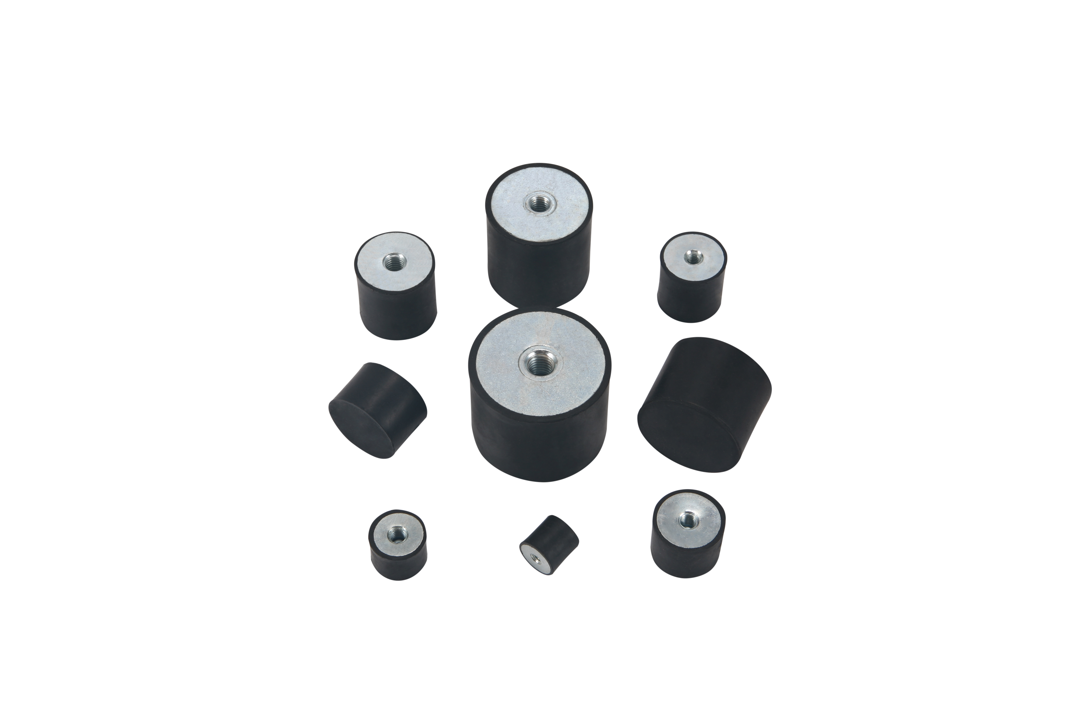 Heavy-Duty NHE05 Series DE-Type Rubber Shock Absorbers &amp; Anti-Vibration Mount Buffers for EV &amp; Vehicle Components