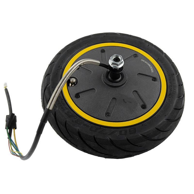 Rear Drive Wheel Solid Rubber Tire Brushless DC BLDC Motor Electric Scooter Hub Motor