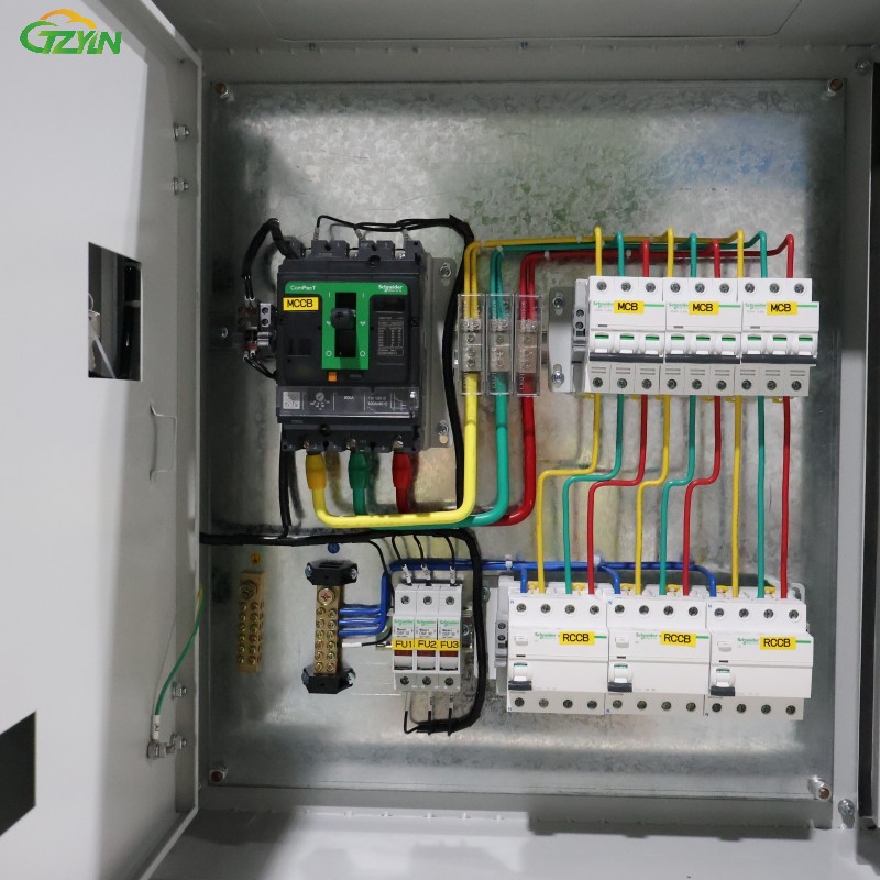 Complete Set 380V Power Distribution Cabinet 200 Amp Electrical Panel Box for EV Charging