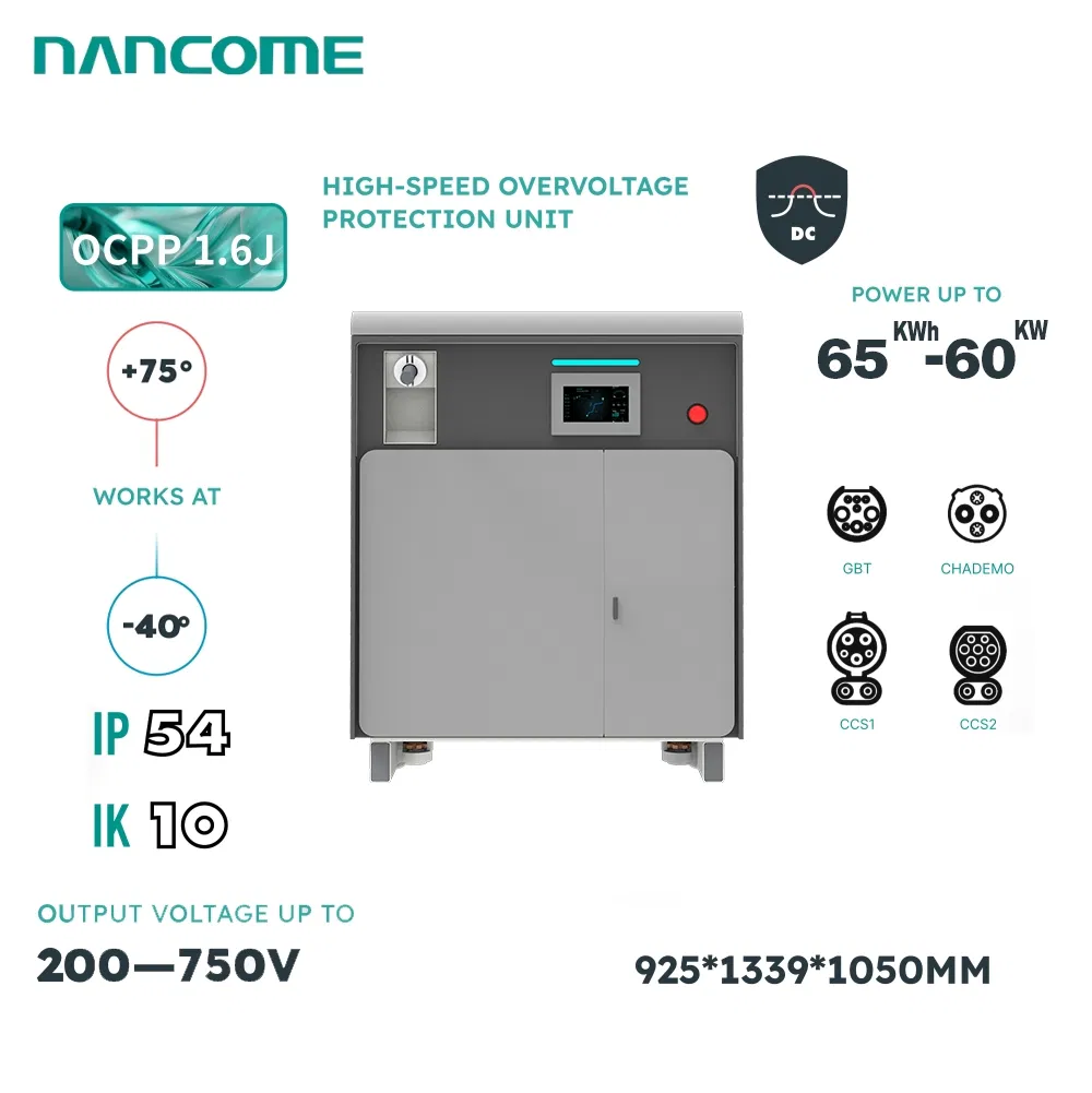 Nancome Premium Energy Storage System for EV Charging Support with Lithium Battery