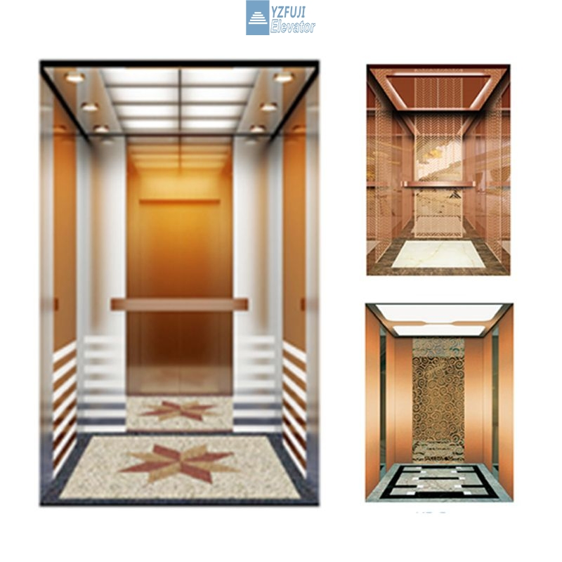 FUJI Customized 1000kg 1350kg 2.5m/S Mr Passenger Elevator Lift