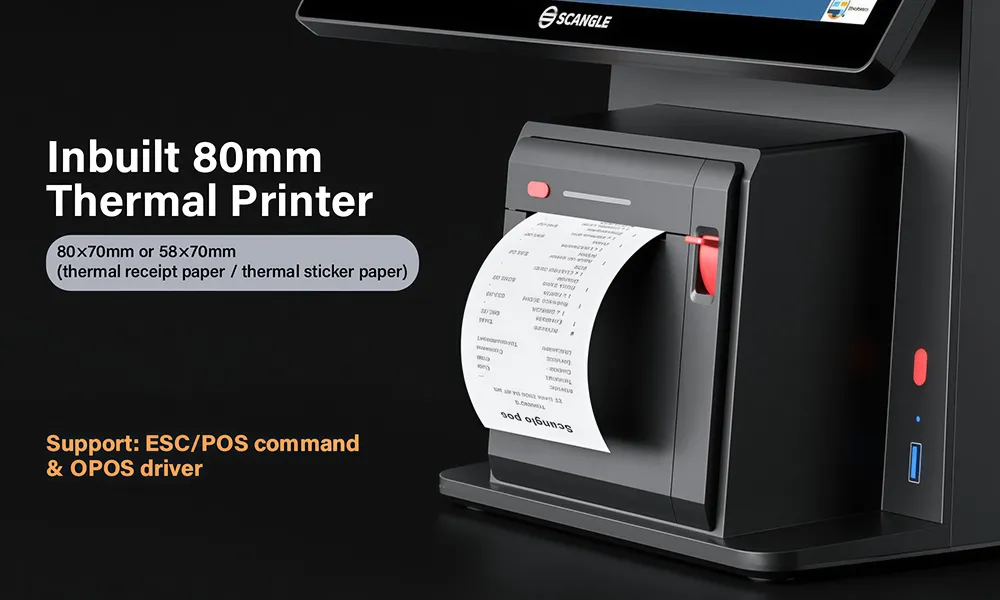 Cash Register Terminal display