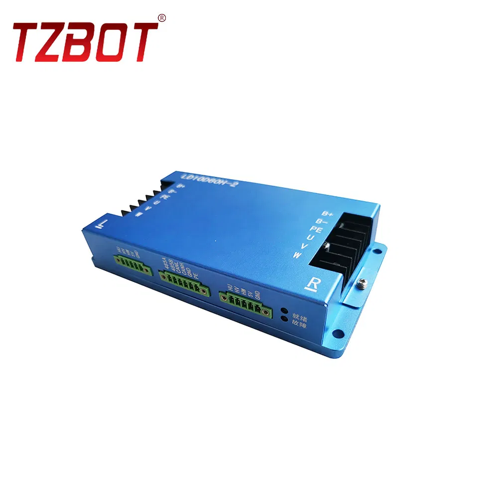 High-Performance DC Servo Motor Driver Blue Dual Channel Motor Speed Controller for BLDC Motor with 16~62VDC Range Small Electric Vehicle (LD10D60H-2)