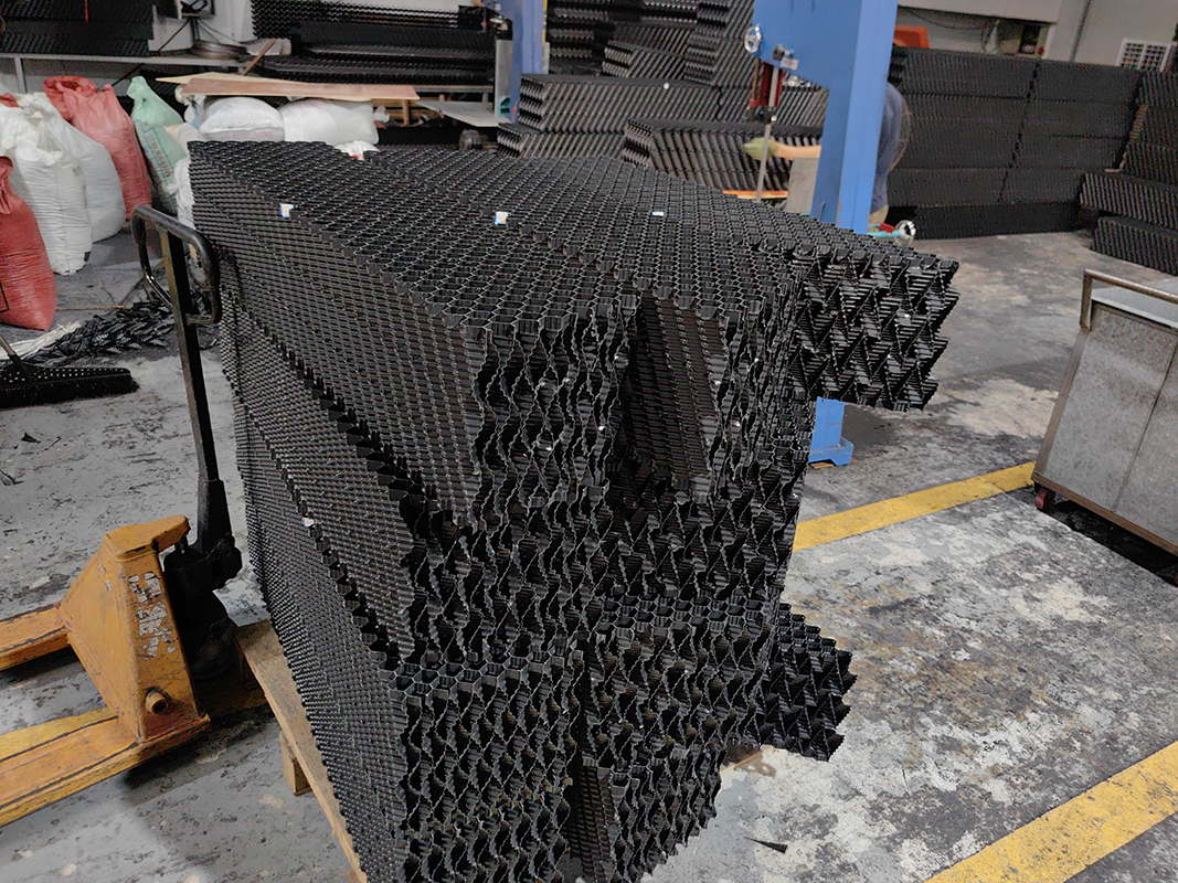 Cooling Tower Fills PVC Fills For Counter Flow Cooling Tower Fins