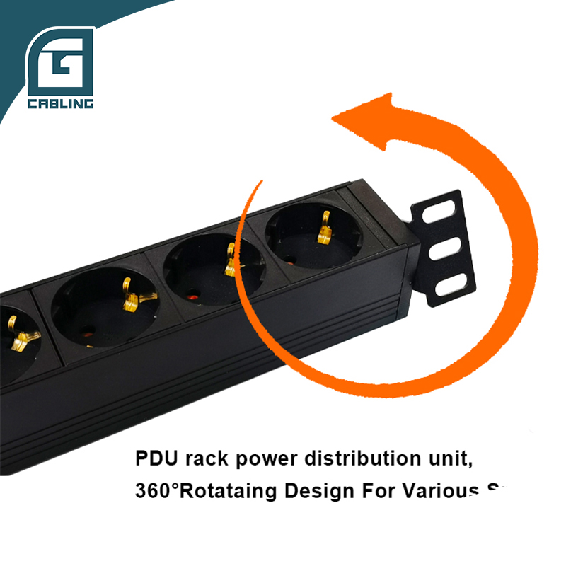 Gcabling Ip-pdu 14kw 11kw Outdoor Sts 10 Amp Single Phase 63a 100a Metered Rack Pdu Power Distribution Unit for Ev Euro Plus