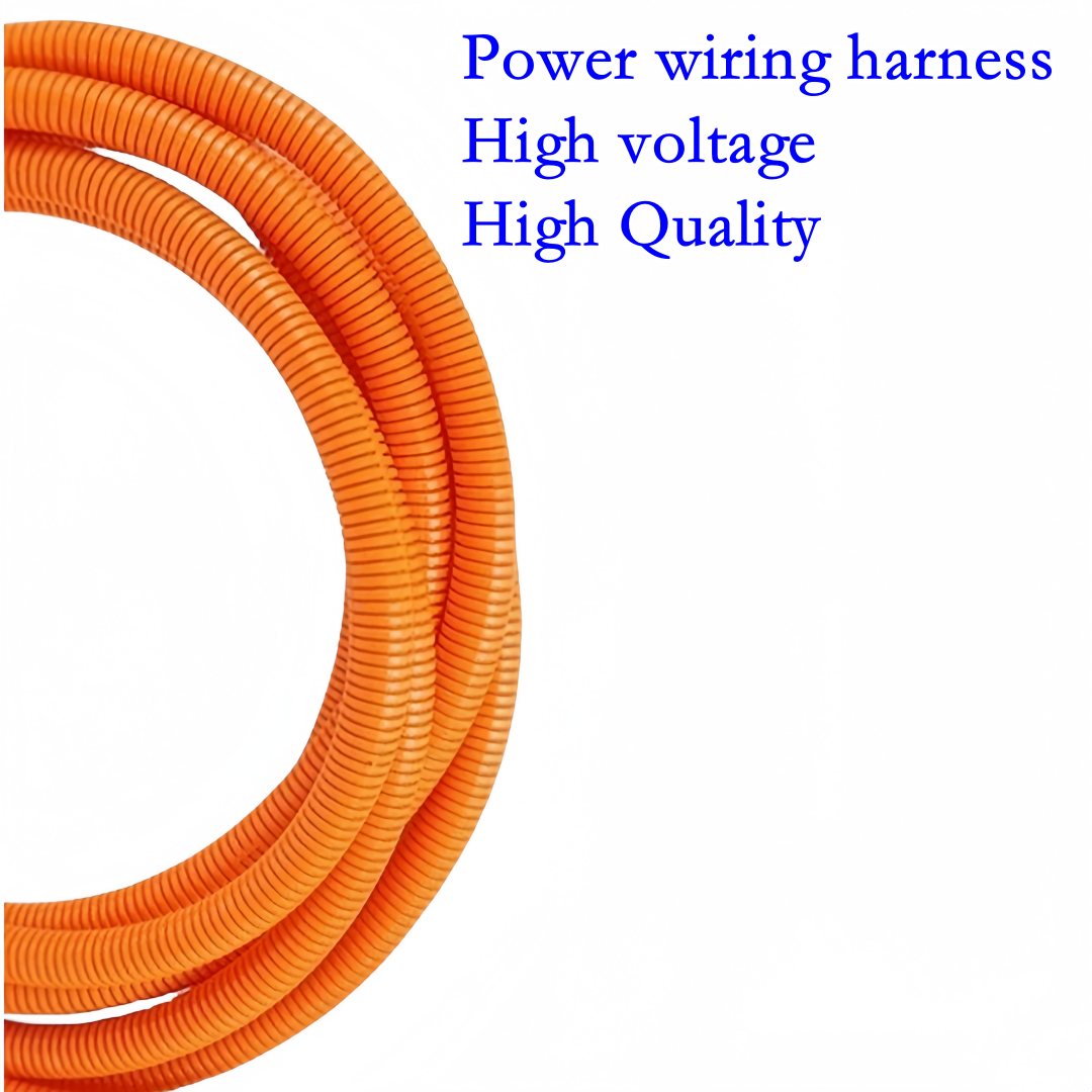 OEM ODM High Voltage Tin Plated Copper Jumper Cable Rubber Custom Length Wiring Harness for Automobile EV Car ATV Motorcycle