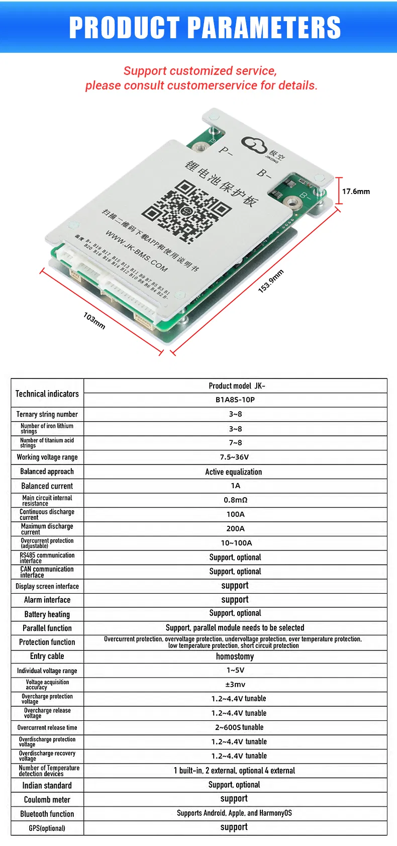 Jk BMS Technical